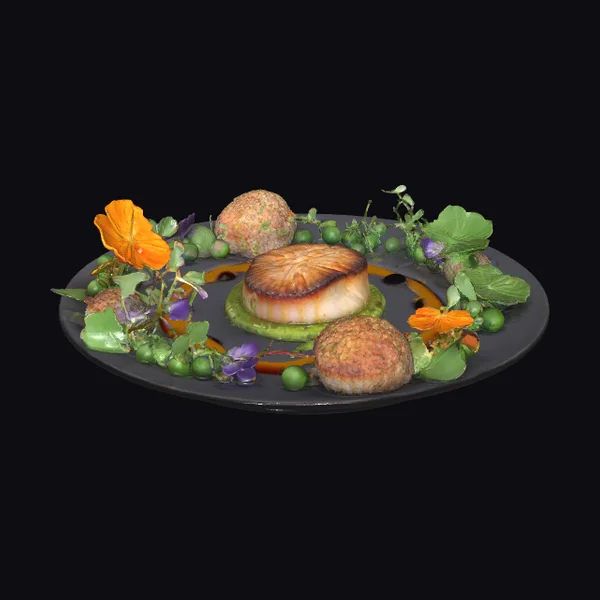 Gourmet Scallop Dish