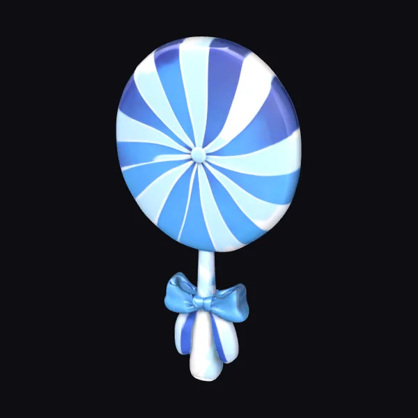 Blue Swirl Lollipop