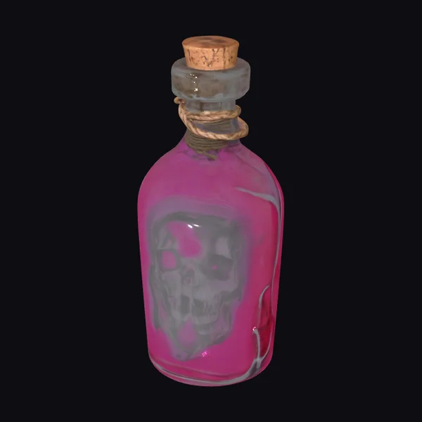 Poisonous Skull Vial
