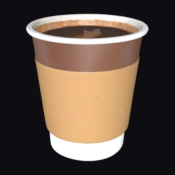 Brown Paper Coffee Cup