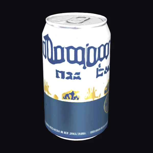 Soda Can with Flame Design