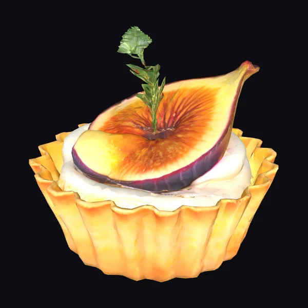 Tart with Fig and Cream