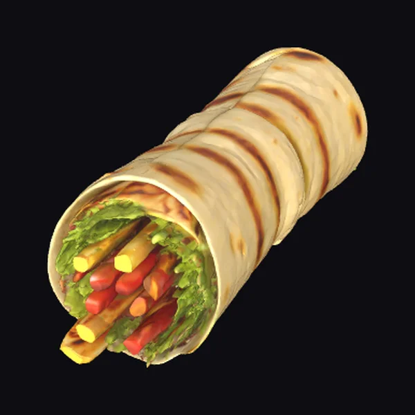 Double Wrapped Kebab Roll