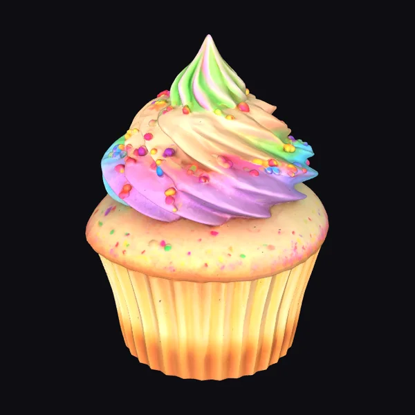 Rainbow Cupcake Delight
