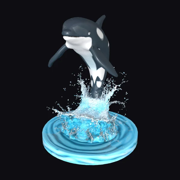 Orca Whale Figurine