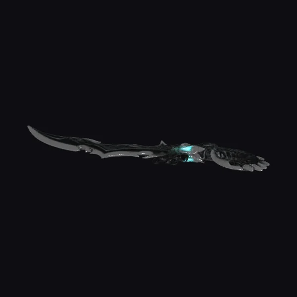 Glowing Dark Dagger