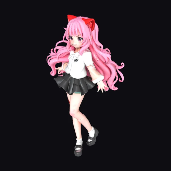 Pink Hair Anime Girl