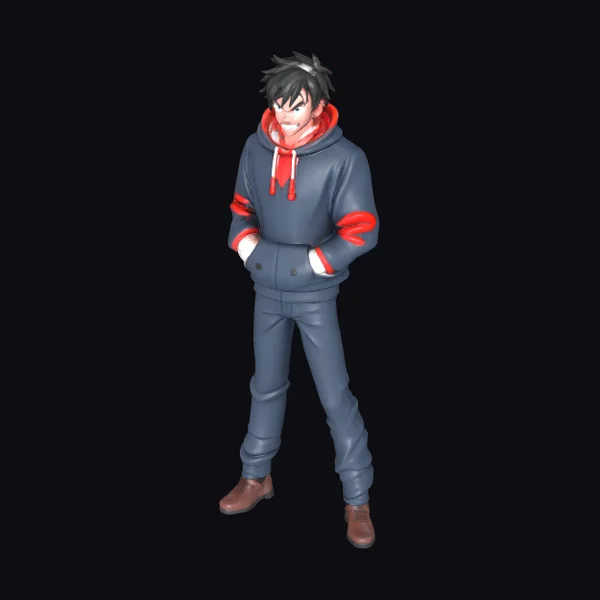 Angry Anime Male Character