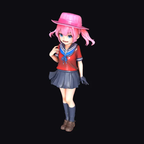 Pink Hair Anime Girl