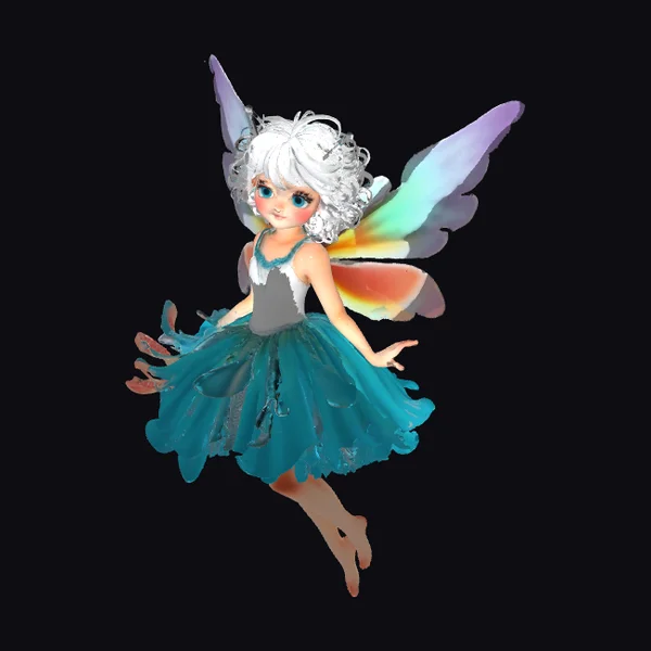 Rainbow Pixie Girl