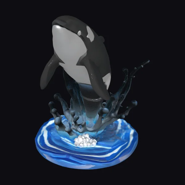 Orca Whale Figurine