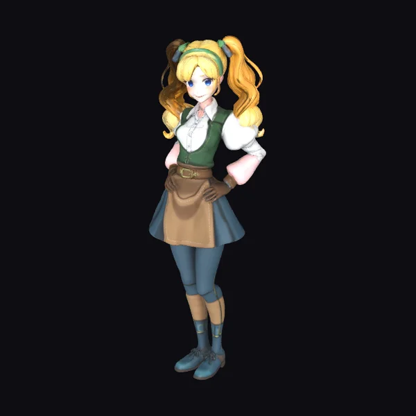 Anime Style Adventurers Guild Receptionist
