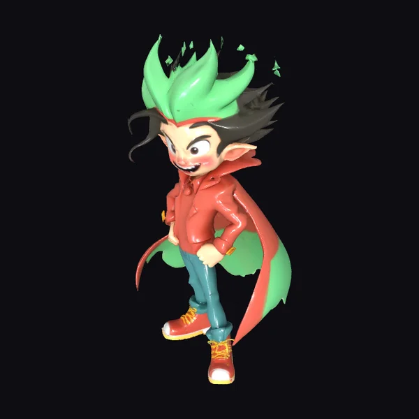 Whimsical Anime Villain