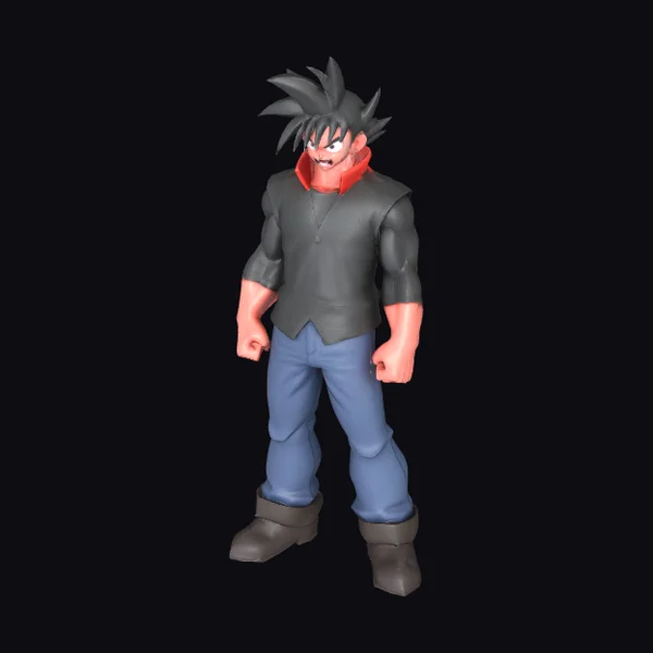 Angry Anime Male Character