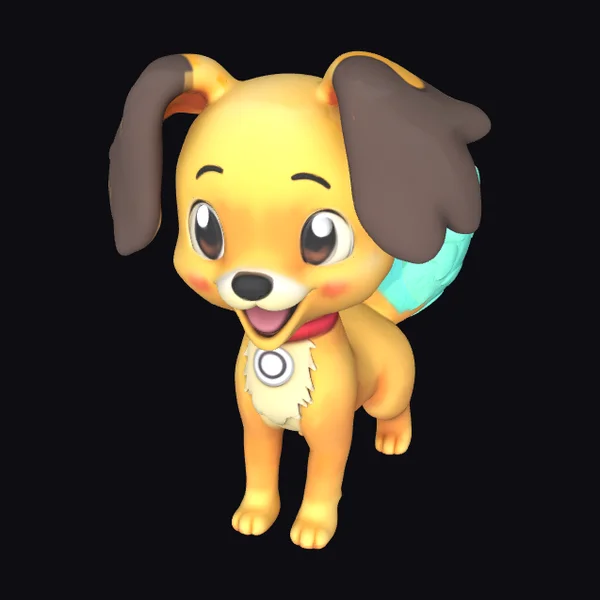 Cute Anime Dog