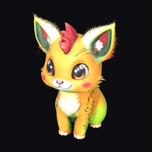 Cute Anime Fennec Fox