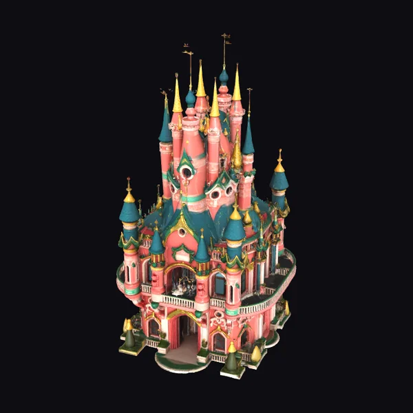 Extravagant Pink Castle