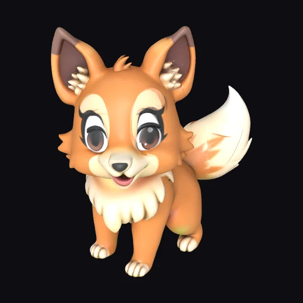 Cute Anime Fox Creature