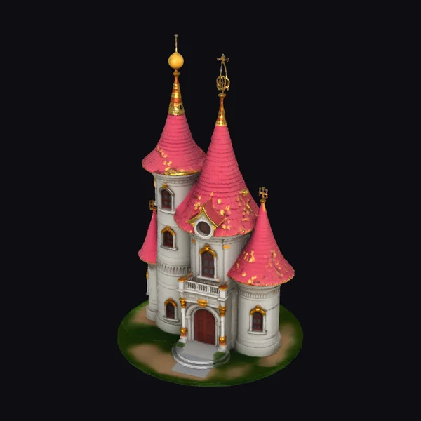 Pink Turrets Noble Building