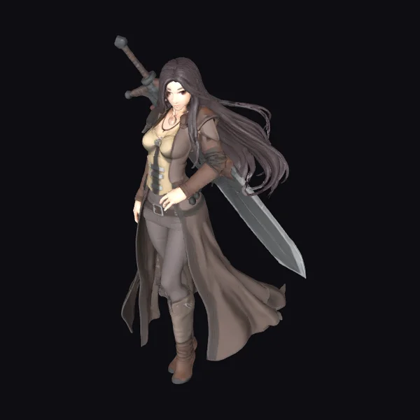 Anime Adventurer Female Warrior