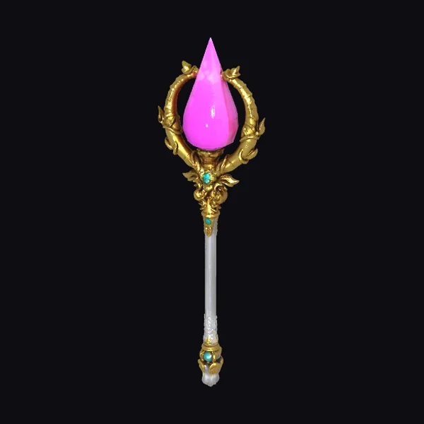 Magical Pink Crystal Scepter