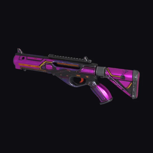 Purple Anime Style Gun