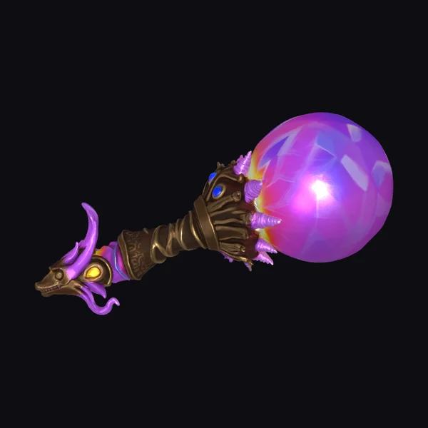 Magical Purple Energy Artifact