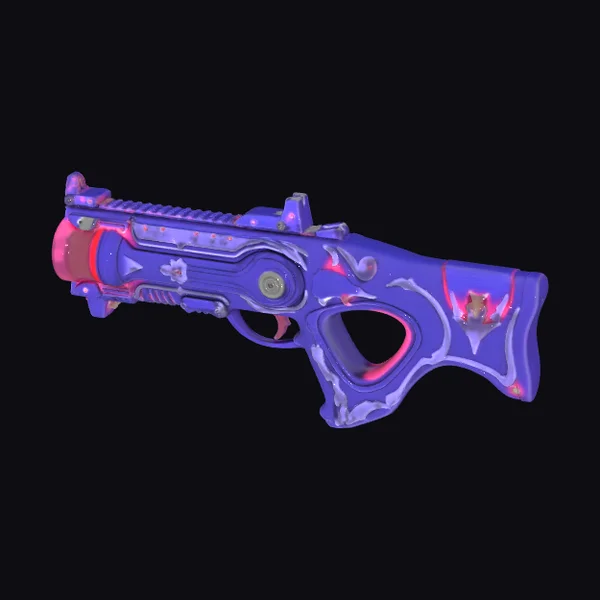 Purple Anime Style Pistol