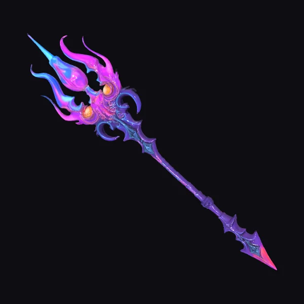 Iridescent Flame Spear