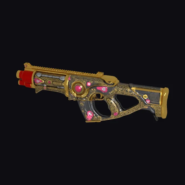 Ornate Anime Style Pistol