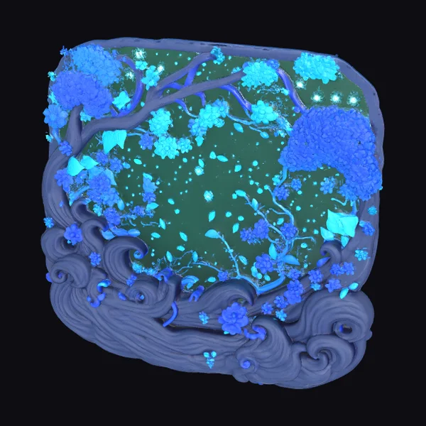 Abstract Floral Wall Art