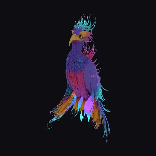 Vibrant Fantasy Bird