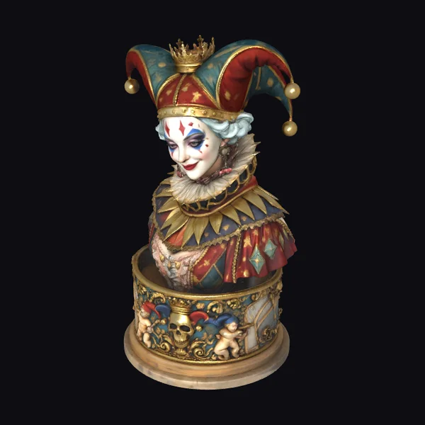 Baroque Jester Bust