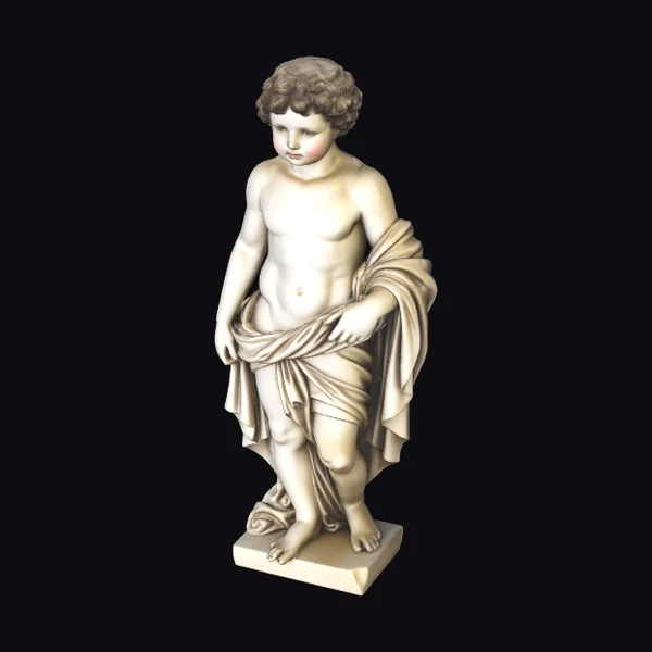 Marble Cherub Statue