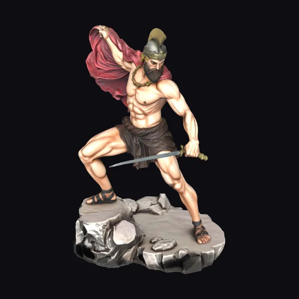 Ancient Warrior Statue