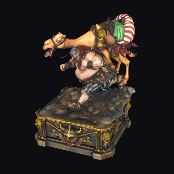 Camel Rider Figurine