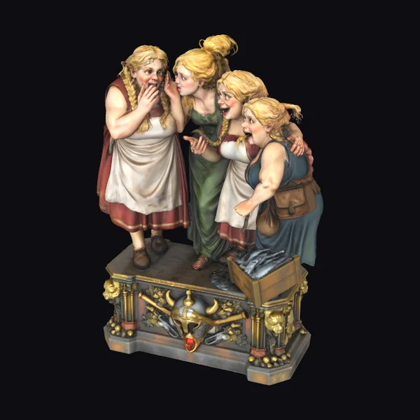 Four Women Sharing Secret