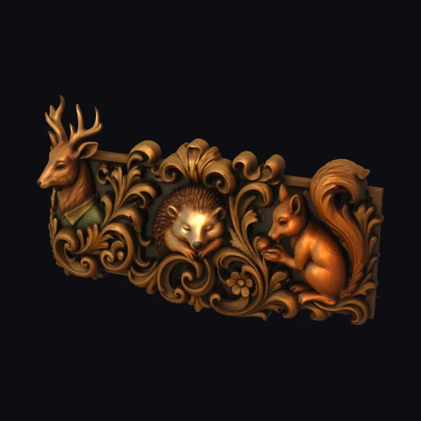 Woodland Creatures Frieze