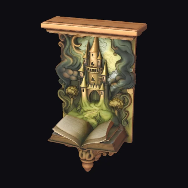 Whimsical Castle Book Nook