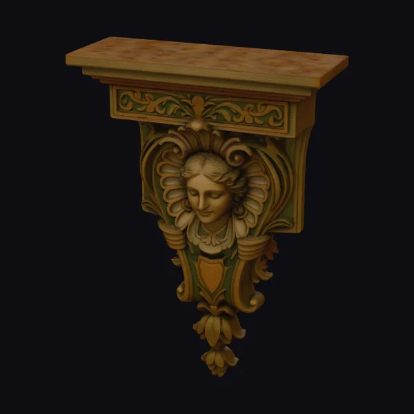 Ornate Wall Bracket Shelf