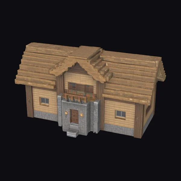 Rustic Block Cabin