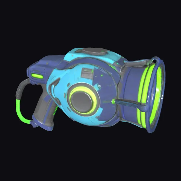 Neon Blue Energy Blaster