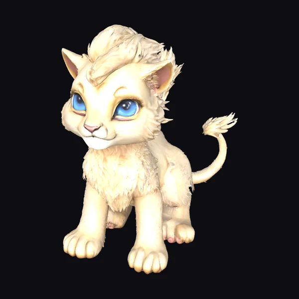 Elegant Elven Lion Pup