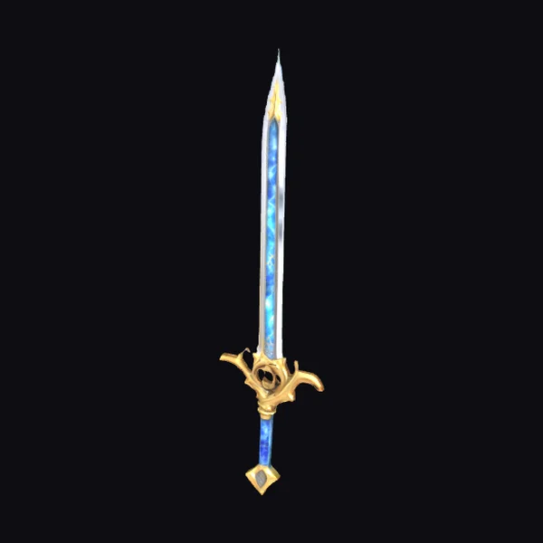 Golden Elven Double Trident