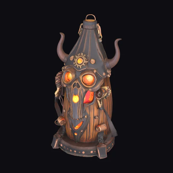 Steampunk Jack O Lantern