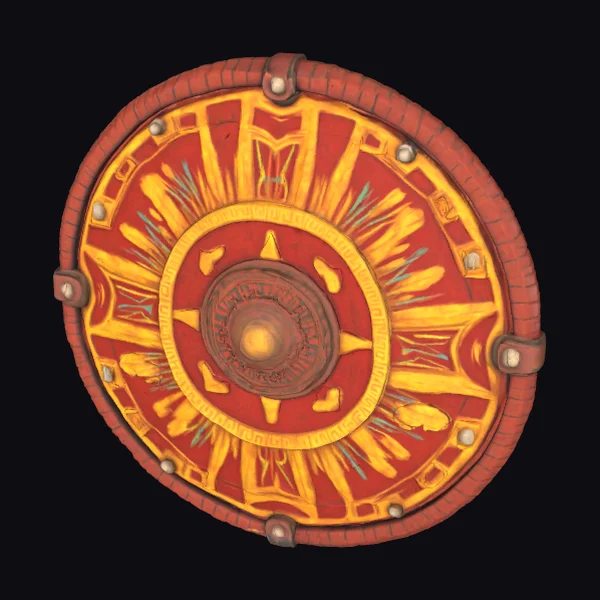 Aztec Warrior Shield