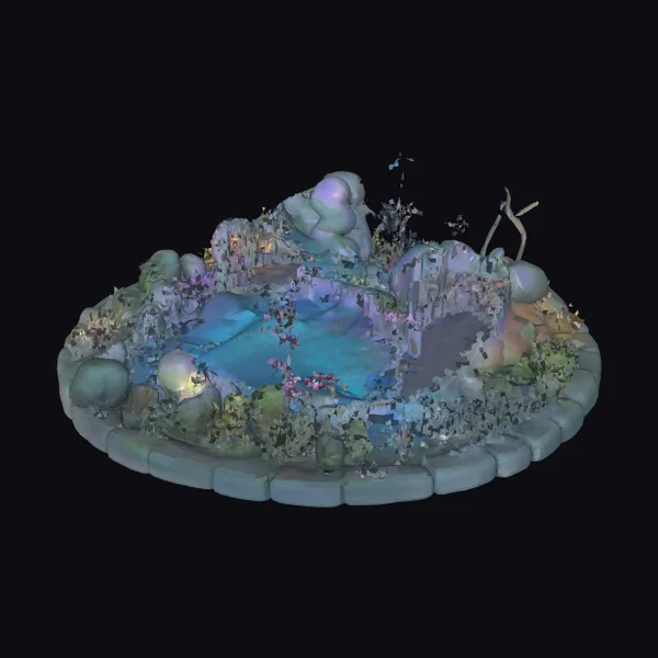 Mystic Garden Oasis Scene