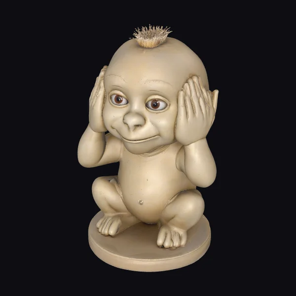 Monkey Cub Hear No Evil