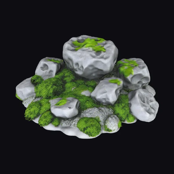 Mossy Rock Cluster