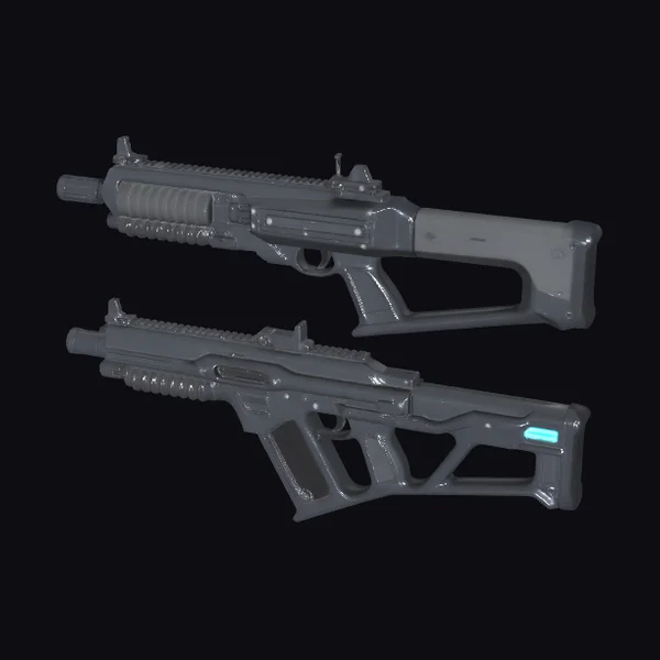 Futuristic Energy Rifles